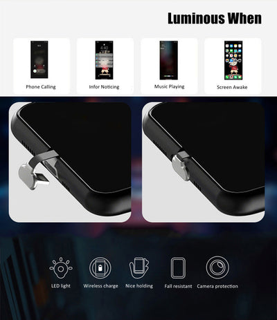 Genger Demon LED Luminous Phone Case For iPhone/Samsung Galaxy