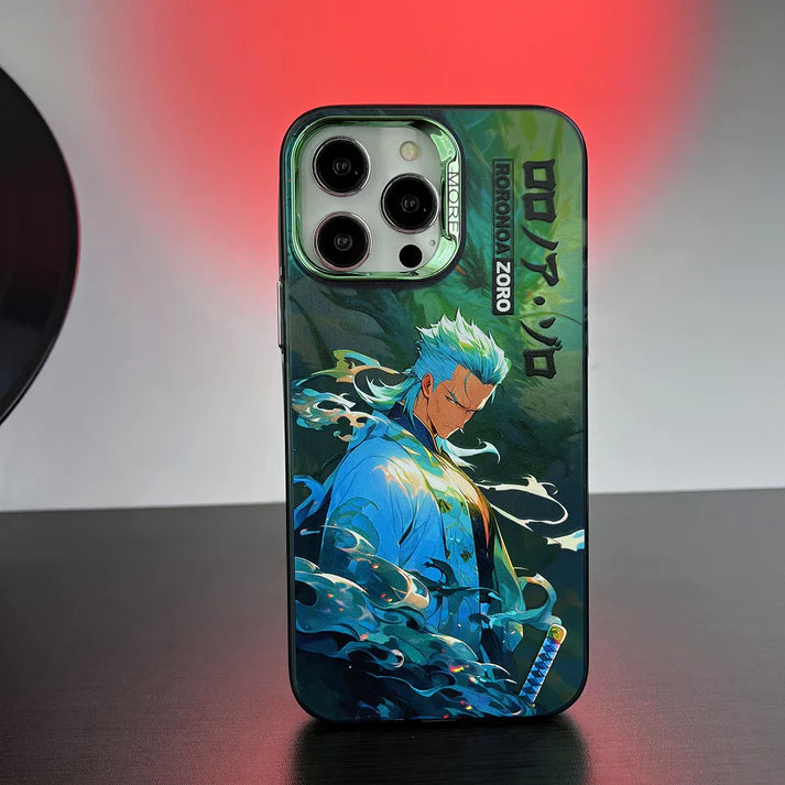 Zoro Blue Flair More Edition iPhone Case