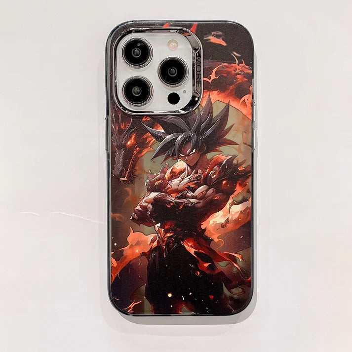 Goku Red Fire More Collection iPhone Case