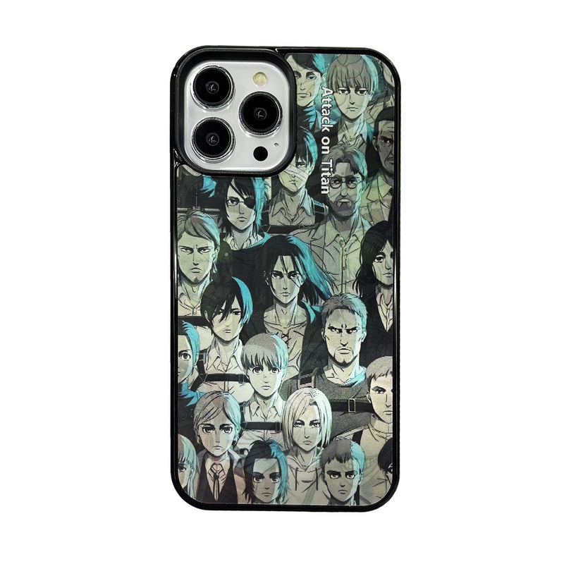 Attack On Titan 3D Multi-Layer Patterns MagSafe Compatible iPhone Case