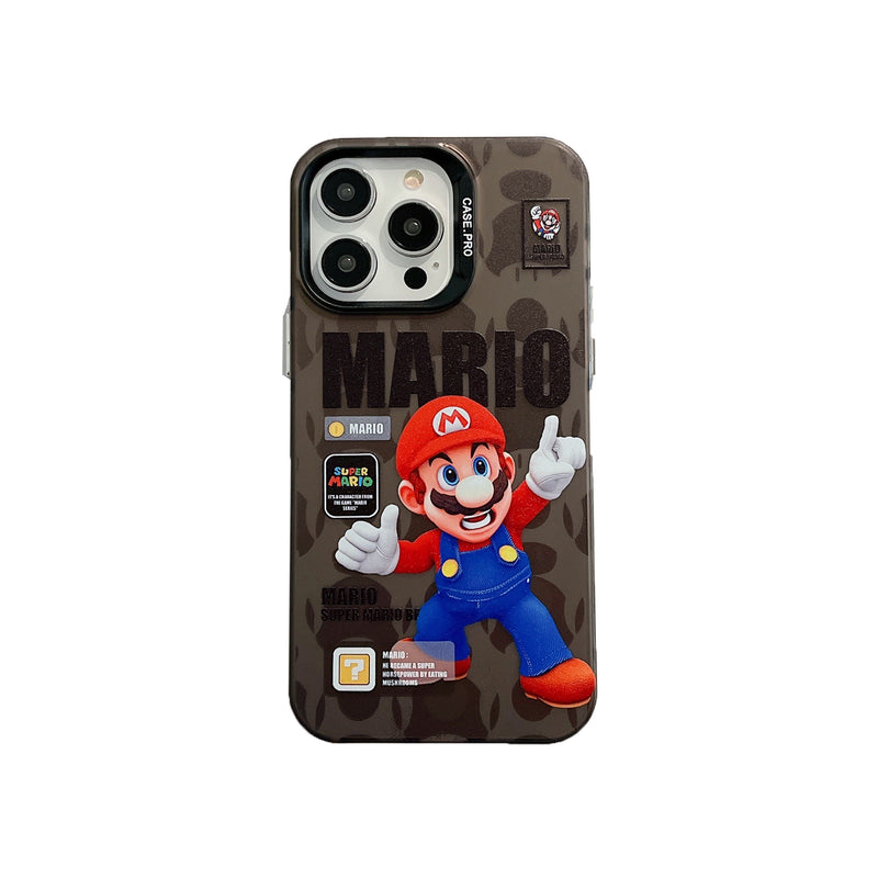 Vintage Super Mario Cartoon Case Pro iPhone Case