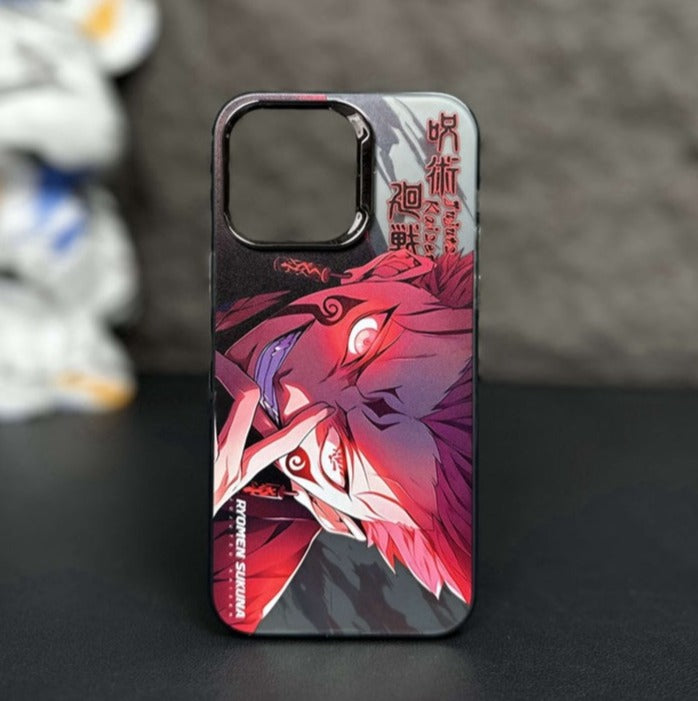 Ryomen Sukuna Glow Red Eye More Collection iPhone Case