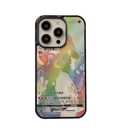 Pokemon Dragonite Art Multi-Layer Patterns MagSafe Compatible iPhone Case