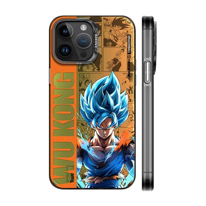 Goku Shine Effect Gold Collection iPhone Case