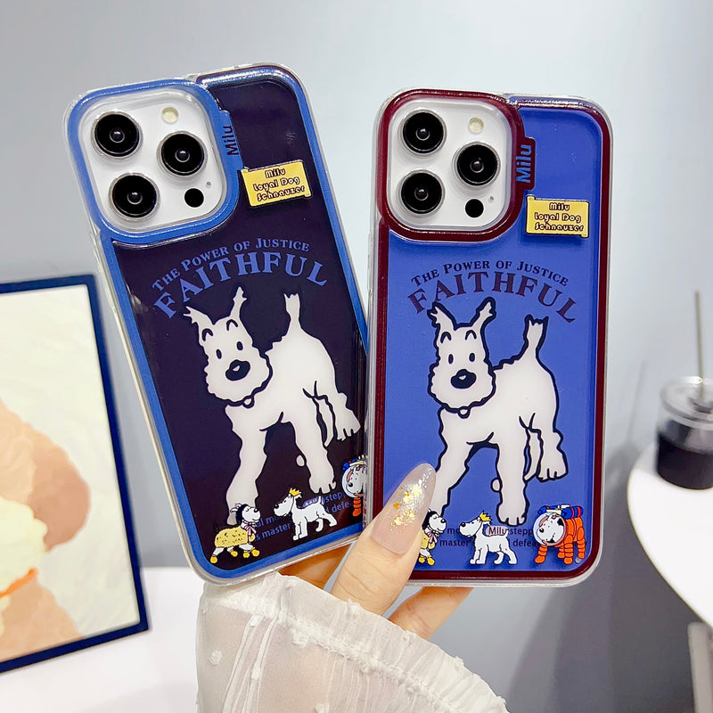 Happy Dog Milu Summer Collection iPhone Case