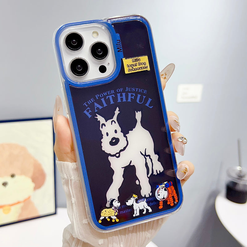 Happy Dog Milu Summer Collection iPhone Case