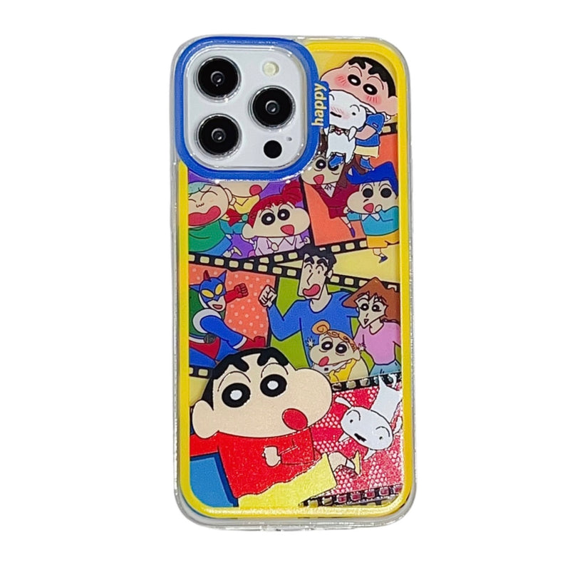 Happy Crayon Shinchan Summer Collection iPhone Case