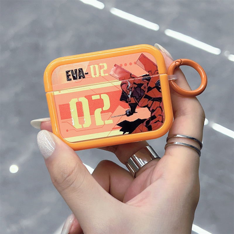 Eva-02 Orange AirPods Case