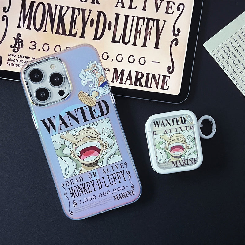 Luffy Wanted Poster AirPods Case