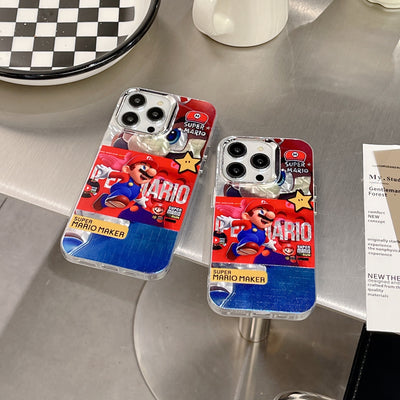 Super Mario Maker Half-Transparent iPhone Case