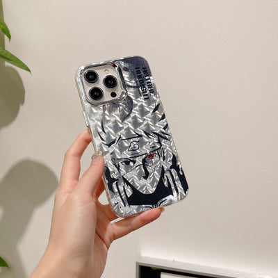 Hatake Kakashi Half-Transparent Silver iPhone Case