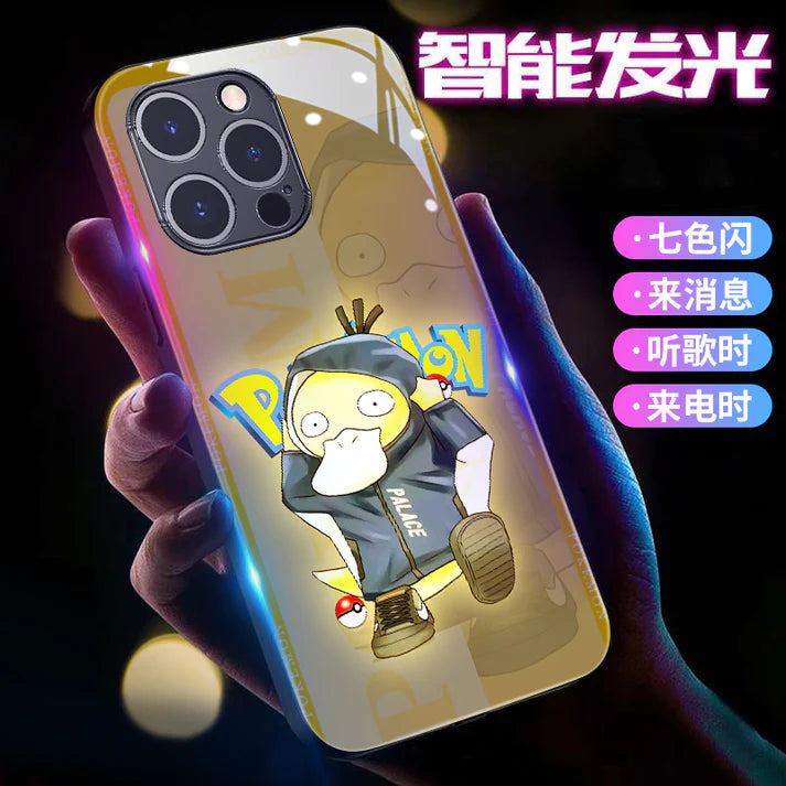 Trendy Psyduck LED Luminous Phone Case For iPhone/Samsung Galaxy