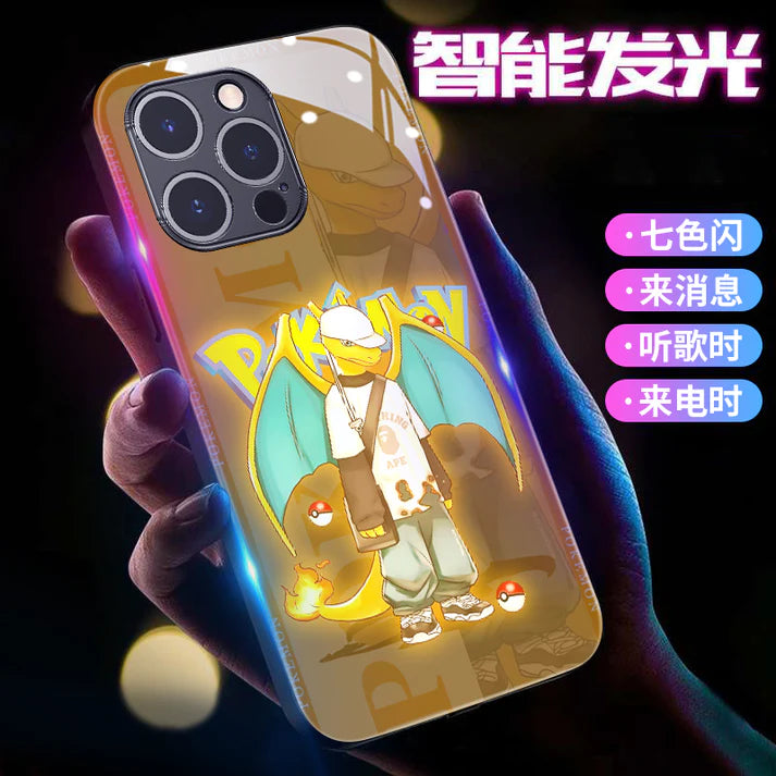 Trendy Dragonite LED Luminous Phone Case For iPhone/Samsung Galaxy