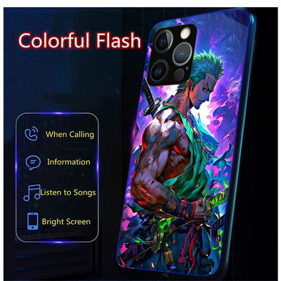 Zoro [Sword] Smart Control LED Music Luminous Phone Case For iPhone/Samsung