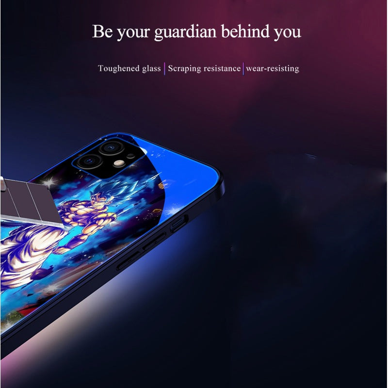 Goku Ultra Instinct Smart Control LED Music Luminous Phone Case For iPhone/Samsung