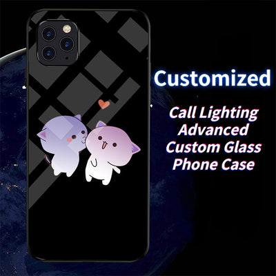 DIY Custom Photo/Design LED Light Smart Control Phone Case For iPhone/Samsung Galaxy