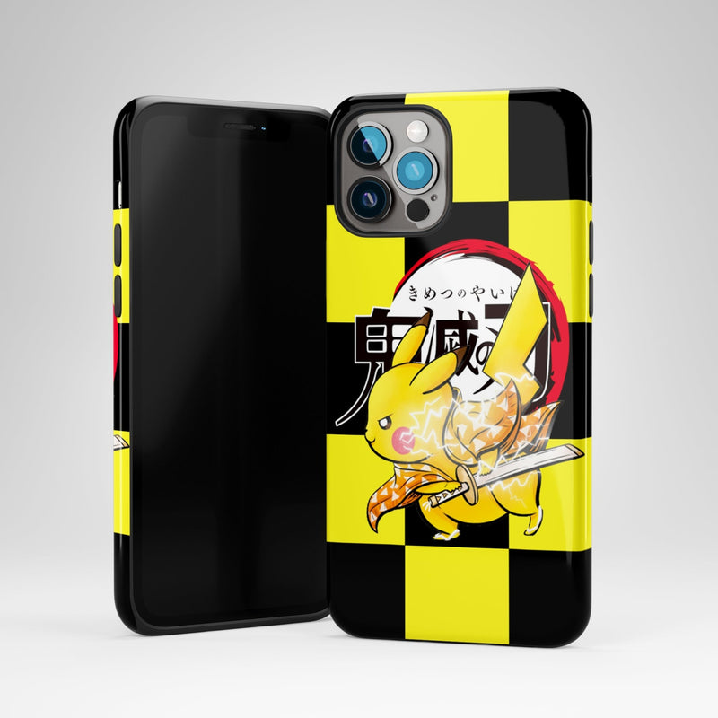 Pikachu x Zenitsu Collab Tough Case ( MagSafe Compatible )