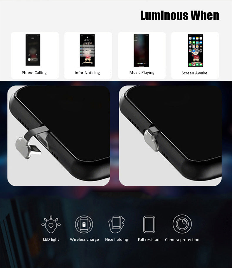 LED Cyberpunk 2077 x Kamitsurei Phone Case For iPhone/Samsung Galaxy