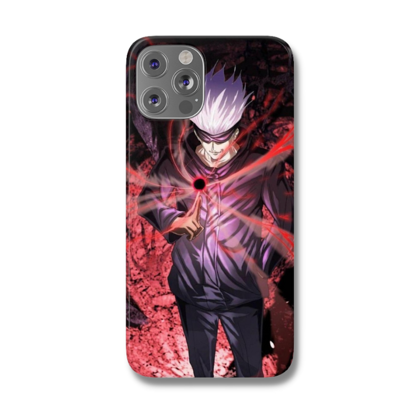 Satoru Gojo Purple Power iPhone Case