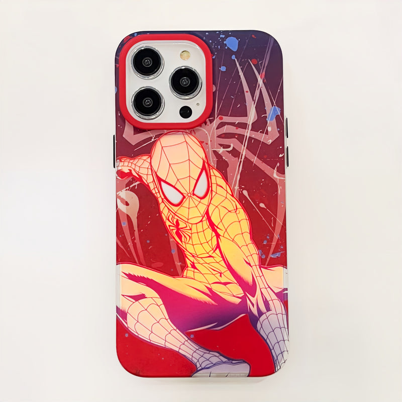 Spider Gradient Comics iPhone Case