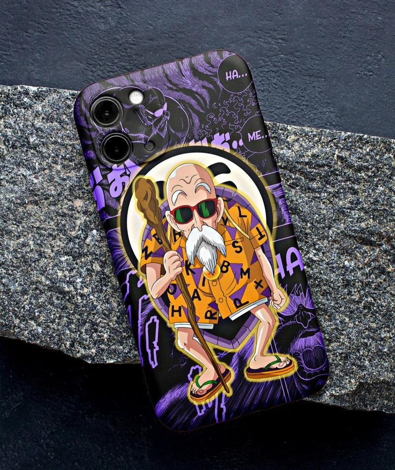 Master Roshi Purple Anime iPhone Case