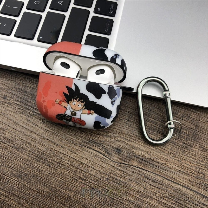 Little Goku Red White Art Anime AirPods Case