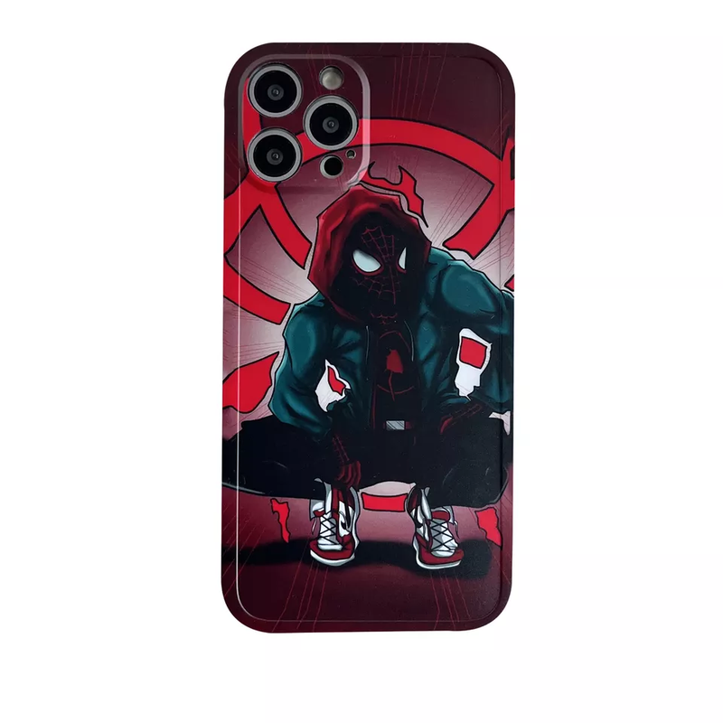 Trendy Spider M Cartoon iPhone Case