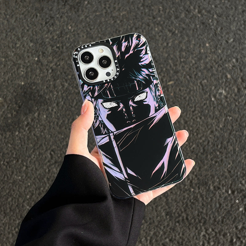 Pain Shadow Half-Transparent Anime iPhone Case