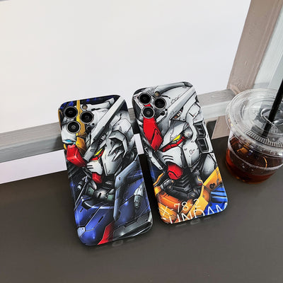 Blue Art Gundam iPhone Case