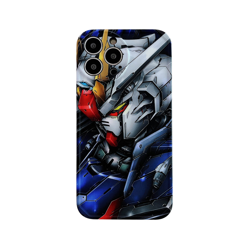 Blue Art Gundam iPhone Case