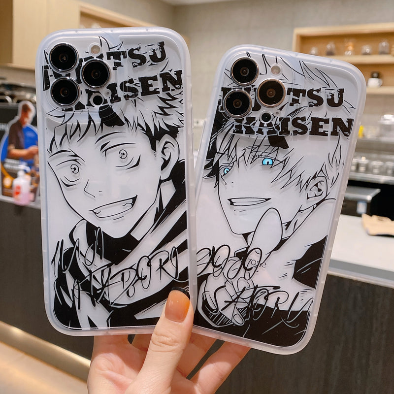 Yuji Itadori Transparent Anime iPhone Case