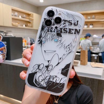 Gojo Transparent Anime iPhone Case