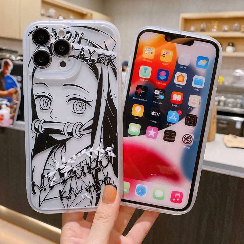 Demon Slayer Nezuko Transparent iPhone Case