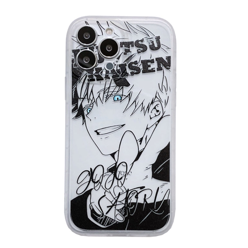 Gojo Transparent Anime iPhone Case