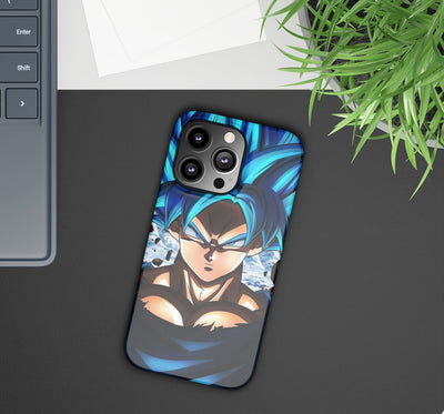 Blue Goku Dragon Ball-Z iPhone Case