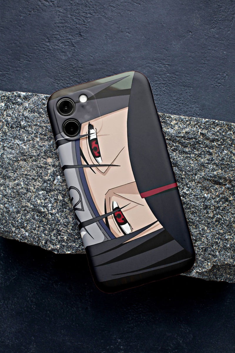 Uchiha Sasuke Custom Matte Face iPhone Case