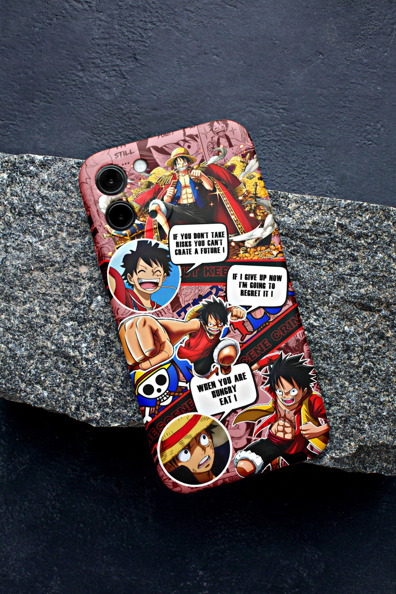 Custom Luffy Matte iPhone Case