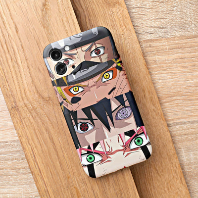Custom Characters Eyes #3 Matte Face iPhone Case