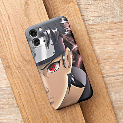 Custom Half Face Sasuke #2 Matte Face iPhone Case