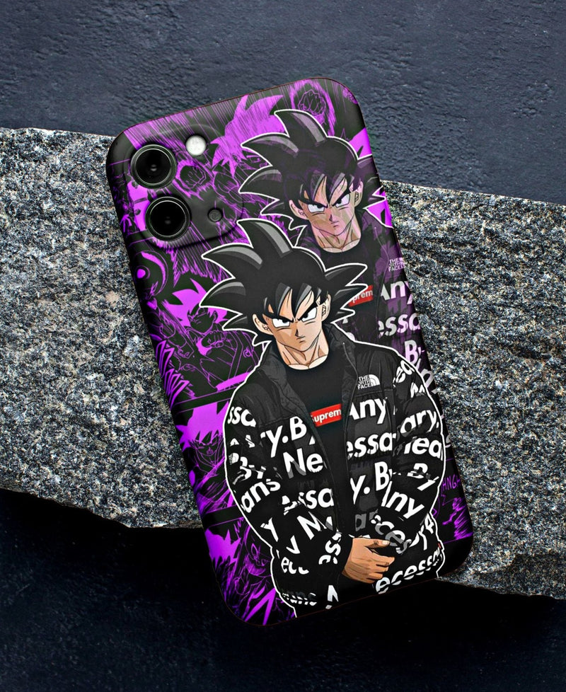 Goku Neon Custom Matte Design iPhone Case