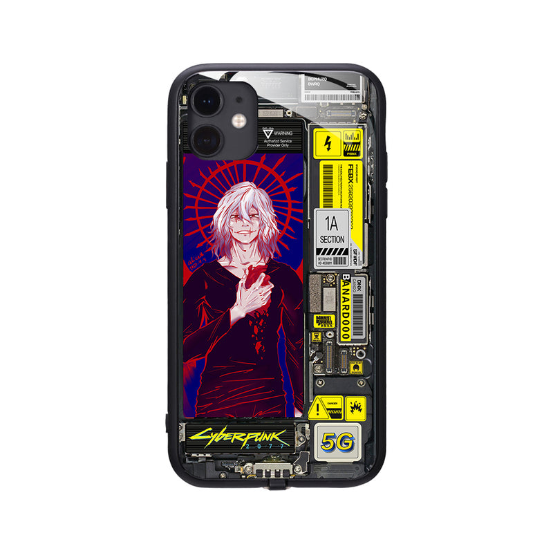LED Cyberpunk 2077 x Shigaraki Tomura iPhone Case For iPhone/Samsung Galaxy